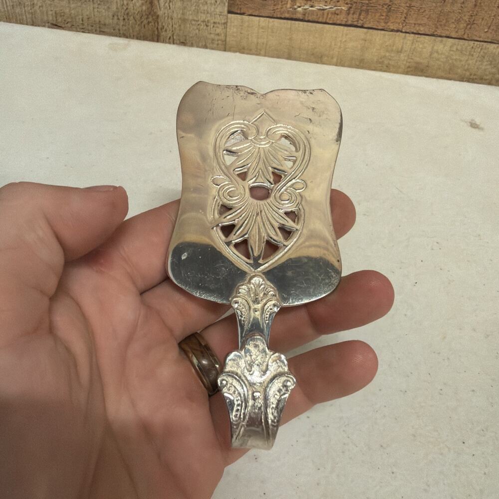 Decorative Tarnished Silver Single Wall Hook Style D
